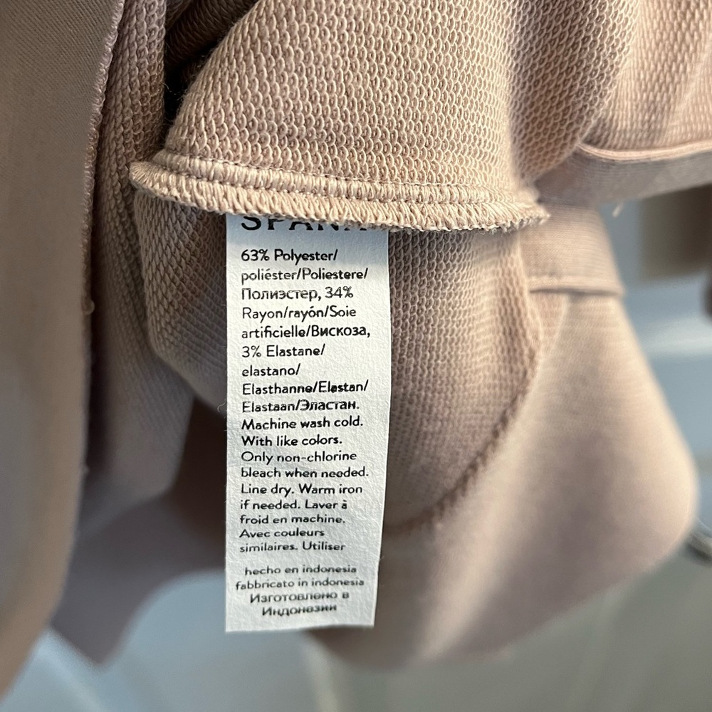 Spanx Pink Perfect Length Dolman Sweatshirt EUC with Tags Size Small - Picture 6 of 8